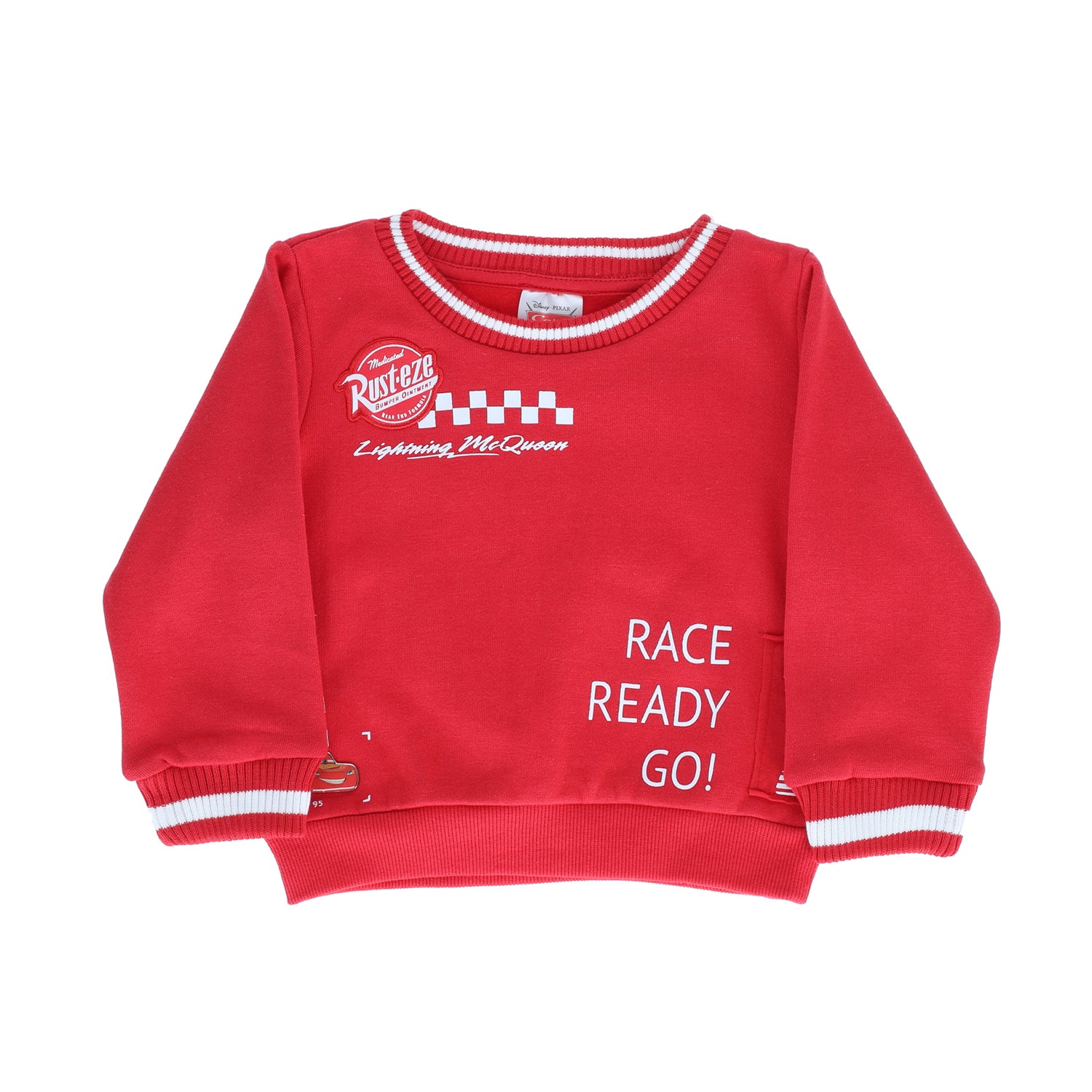 Poleron Niño Cars Good to be Bad Rojo Disney
