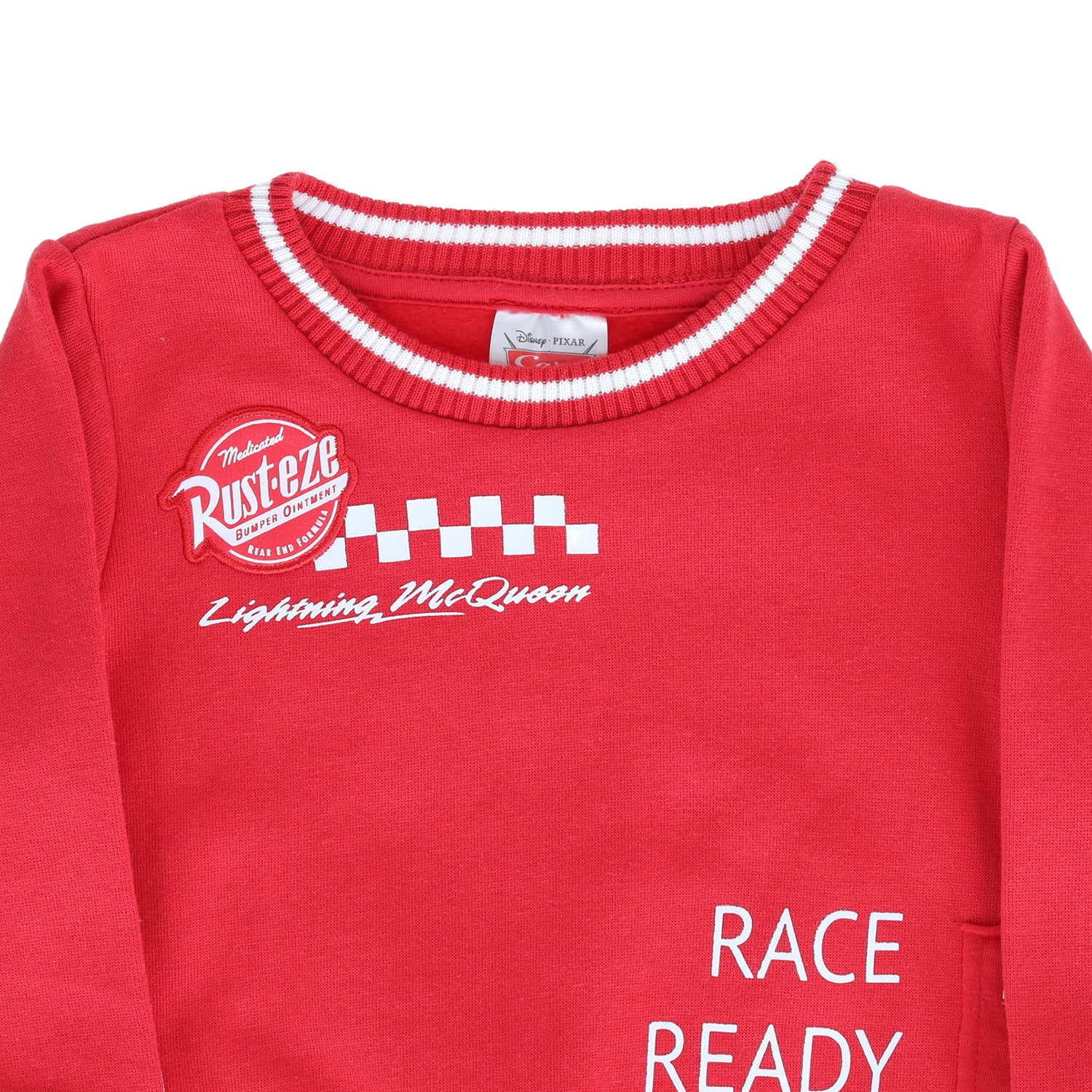 Poleron Niño Cars Good to be Bad Rojo Disney