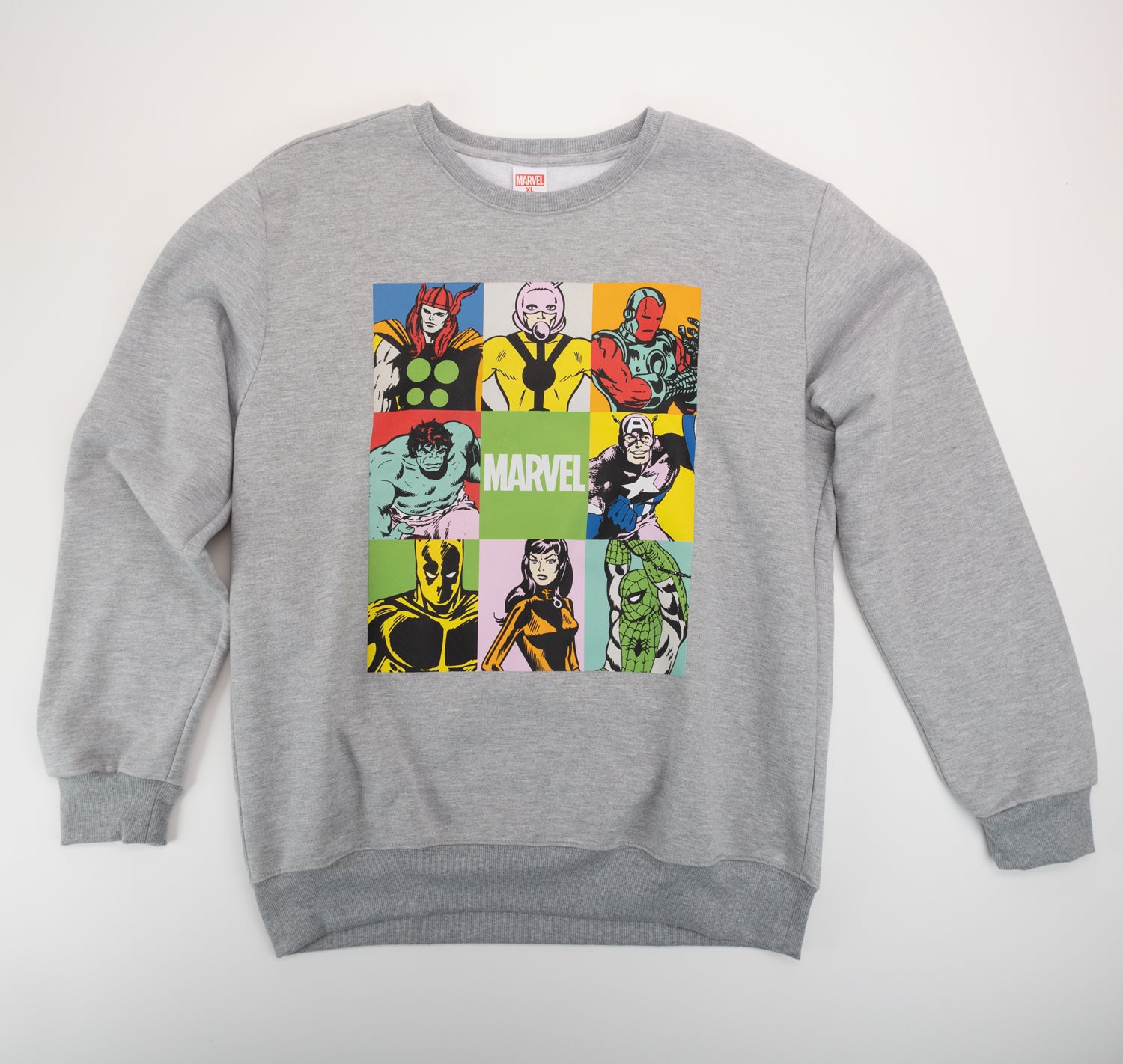 Poleron Hombre  Marvel Avengers Gris