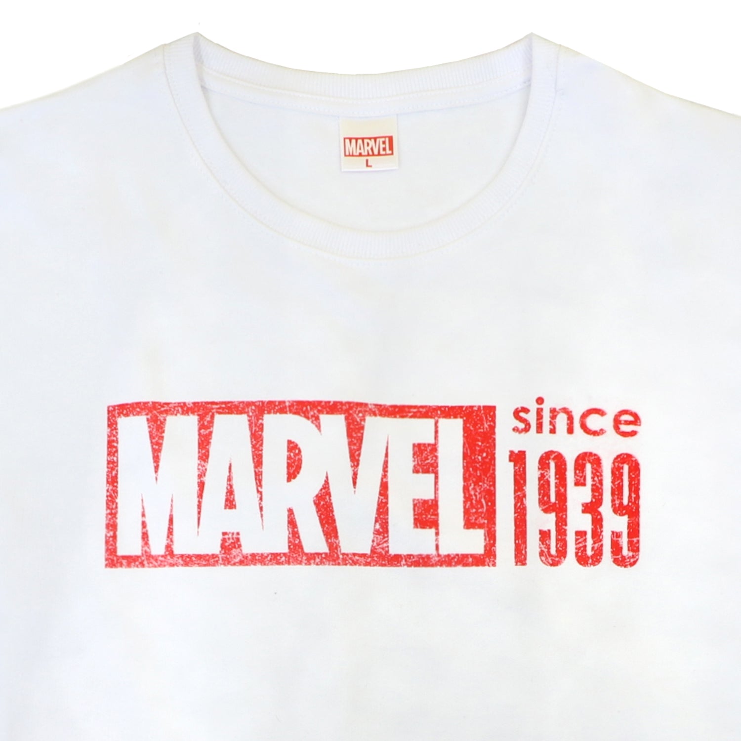 Poleron Hombre Vintage Blanco Marvel