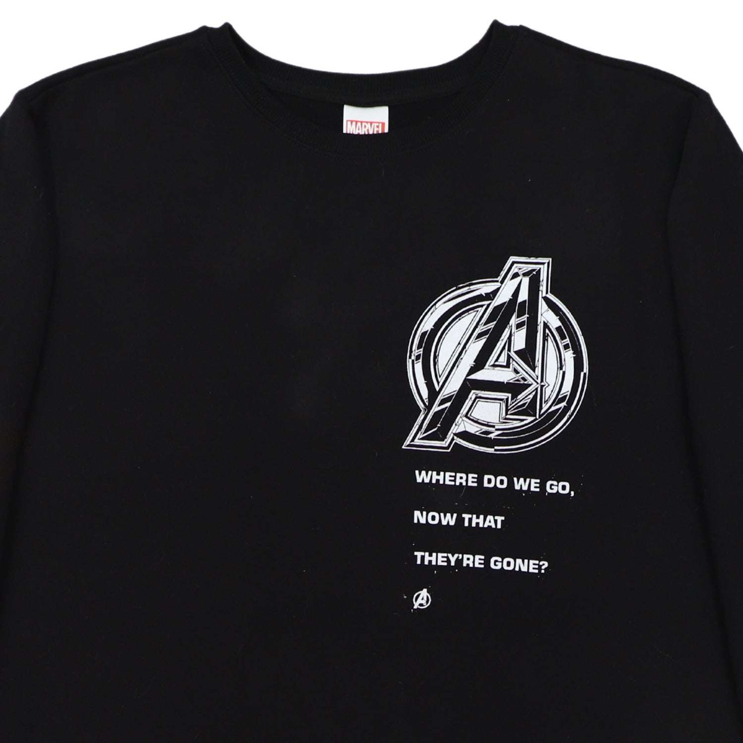 Poleron Hombre Avengers Logo Negro Marvel