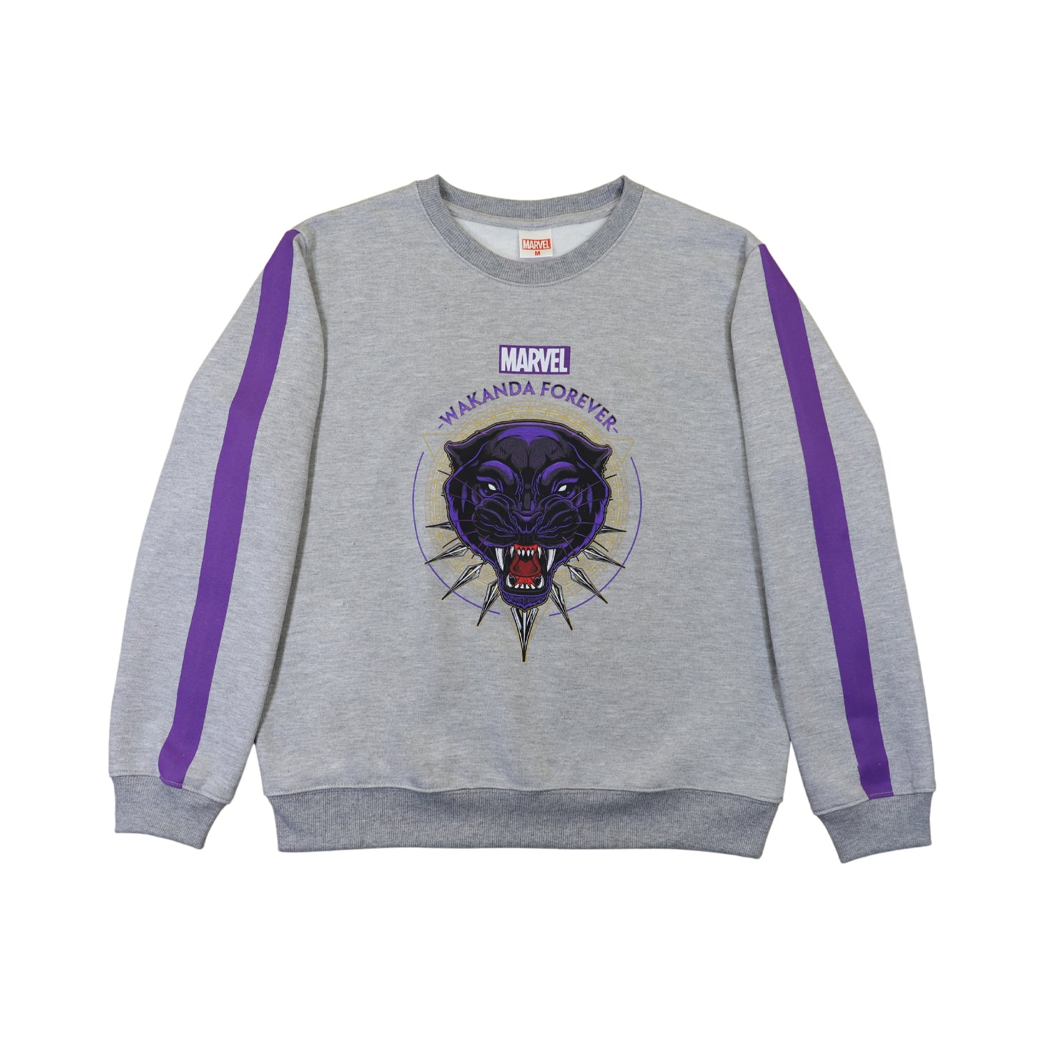 Poleron Mujer Black Panther Wakanda Gris Marvel