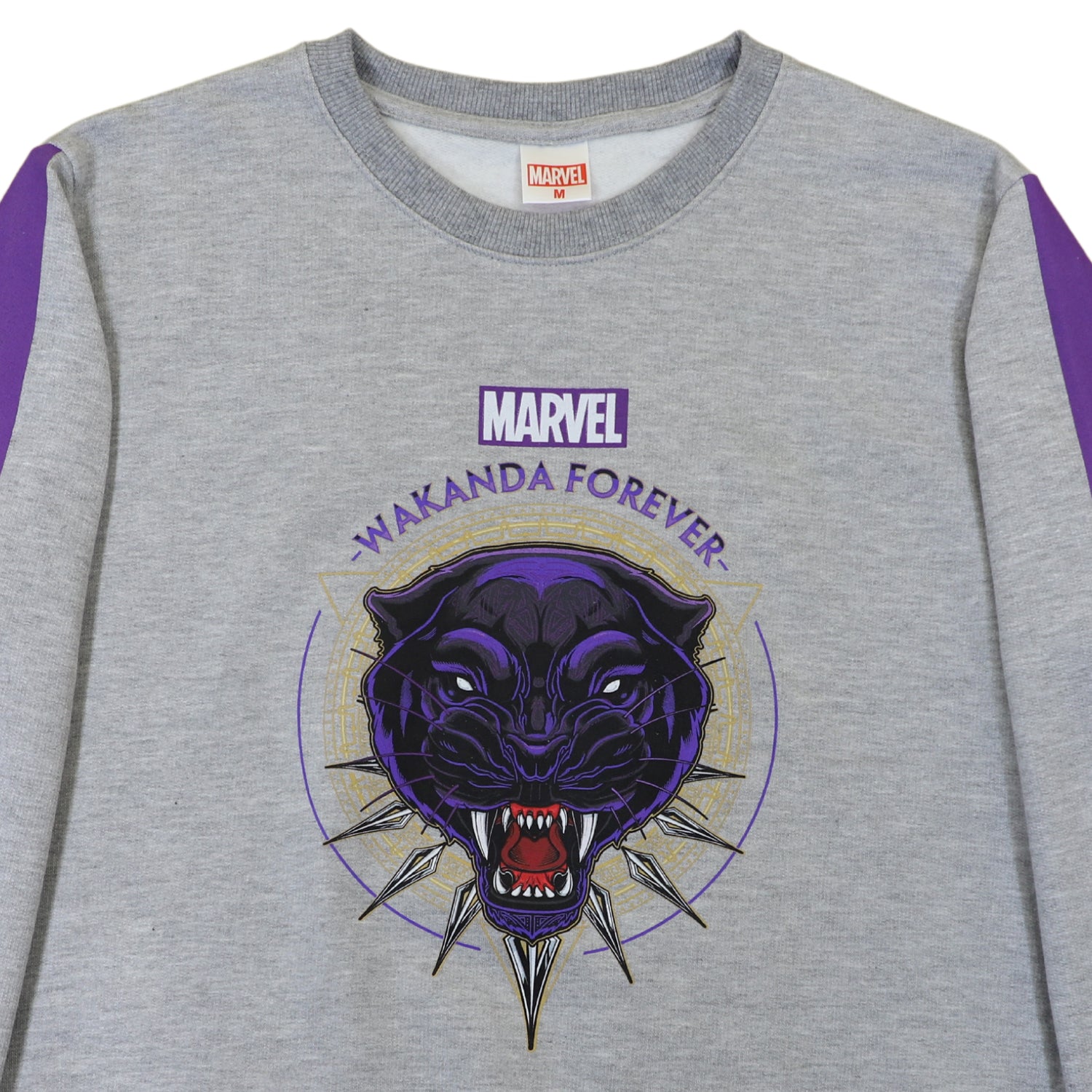 Poleron Mujer Black Panther Wakanda Gris Marvel