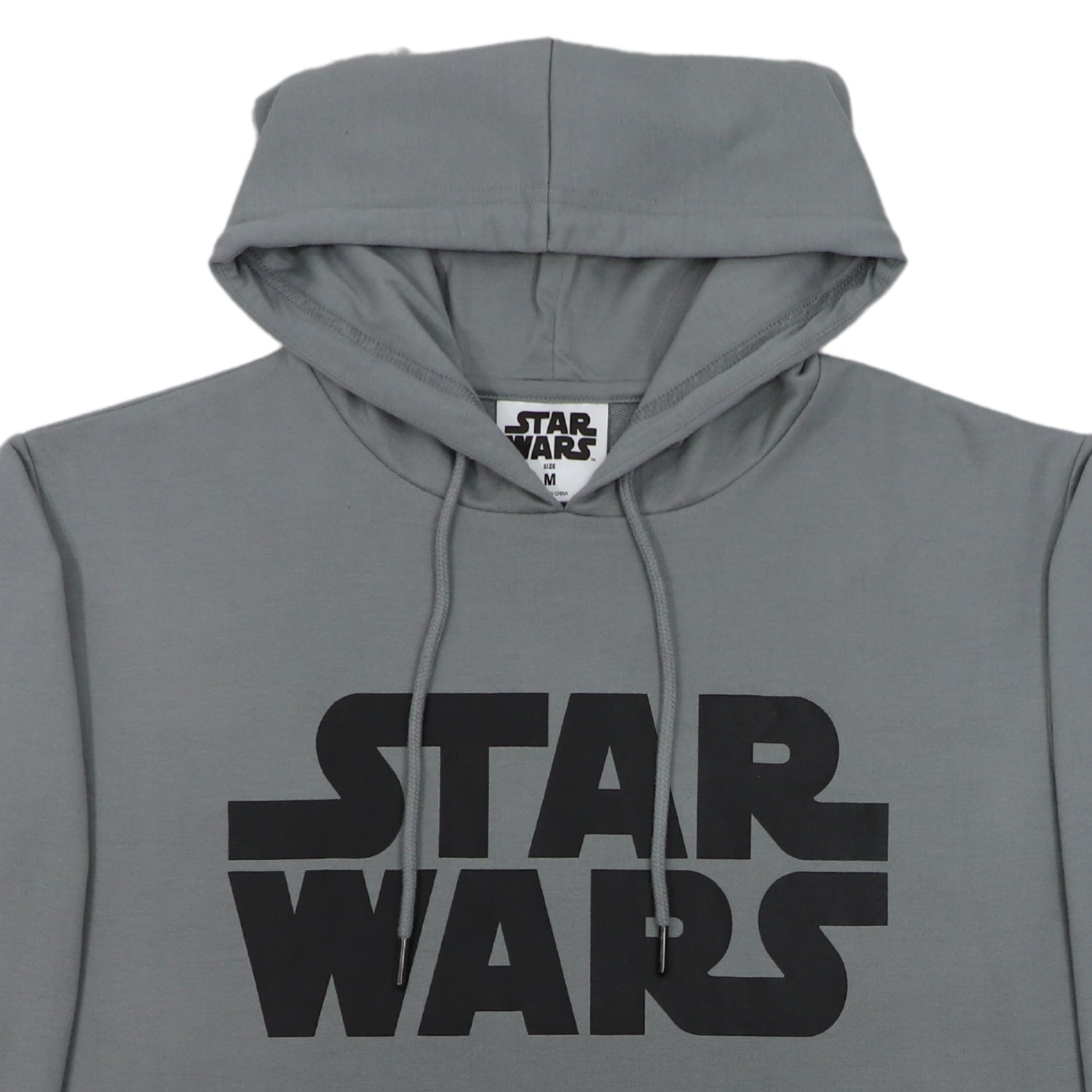 Poleron Hombre  Star Wars  Logo Gris