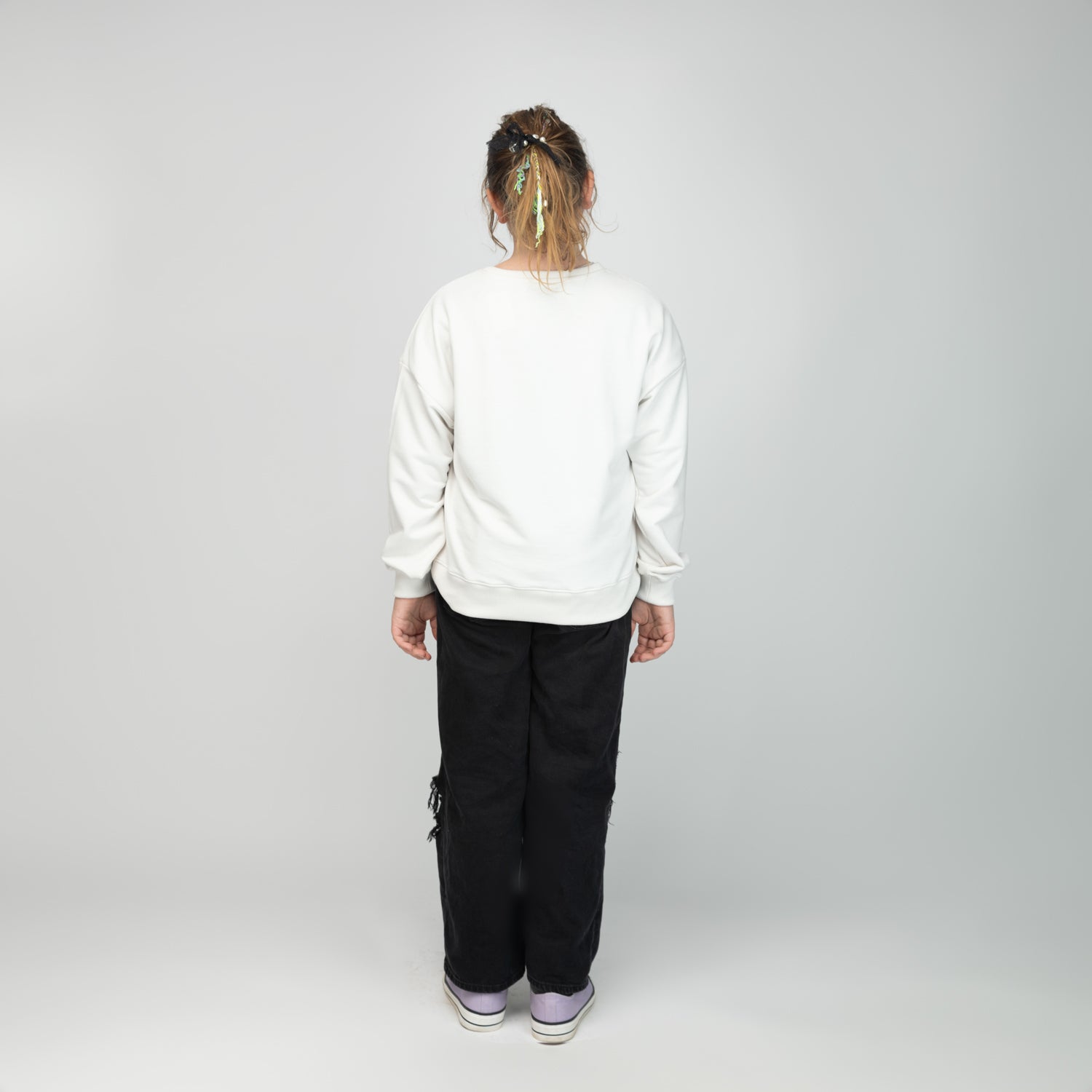 Poleron Niña Naruto Fideos Blanco Naruto