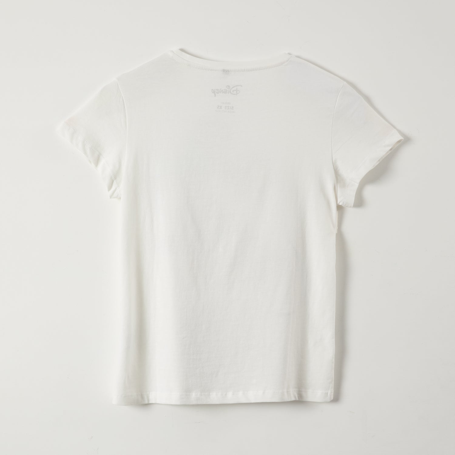 Polera Manga Corta Mujer Minnie Blanco Disney