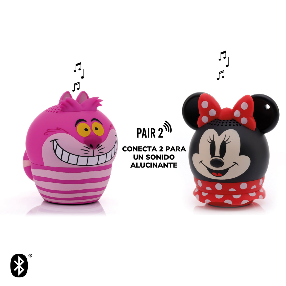Parlante Bluetooth Portatil Gato Cheshire Disney Bitty Boomers