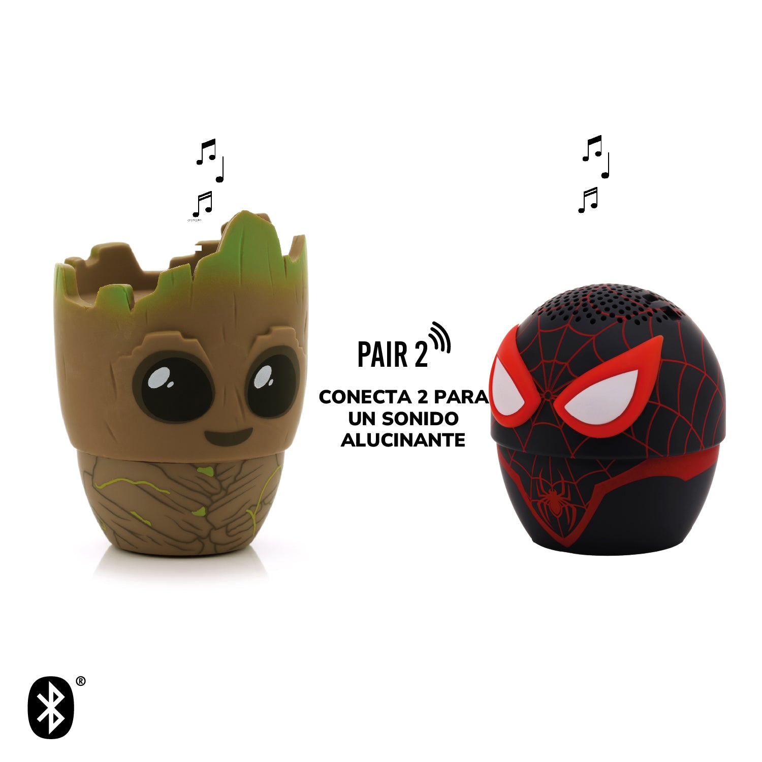 Parlante Bluetooth Portatil Groot Marvel Bitty Boomers