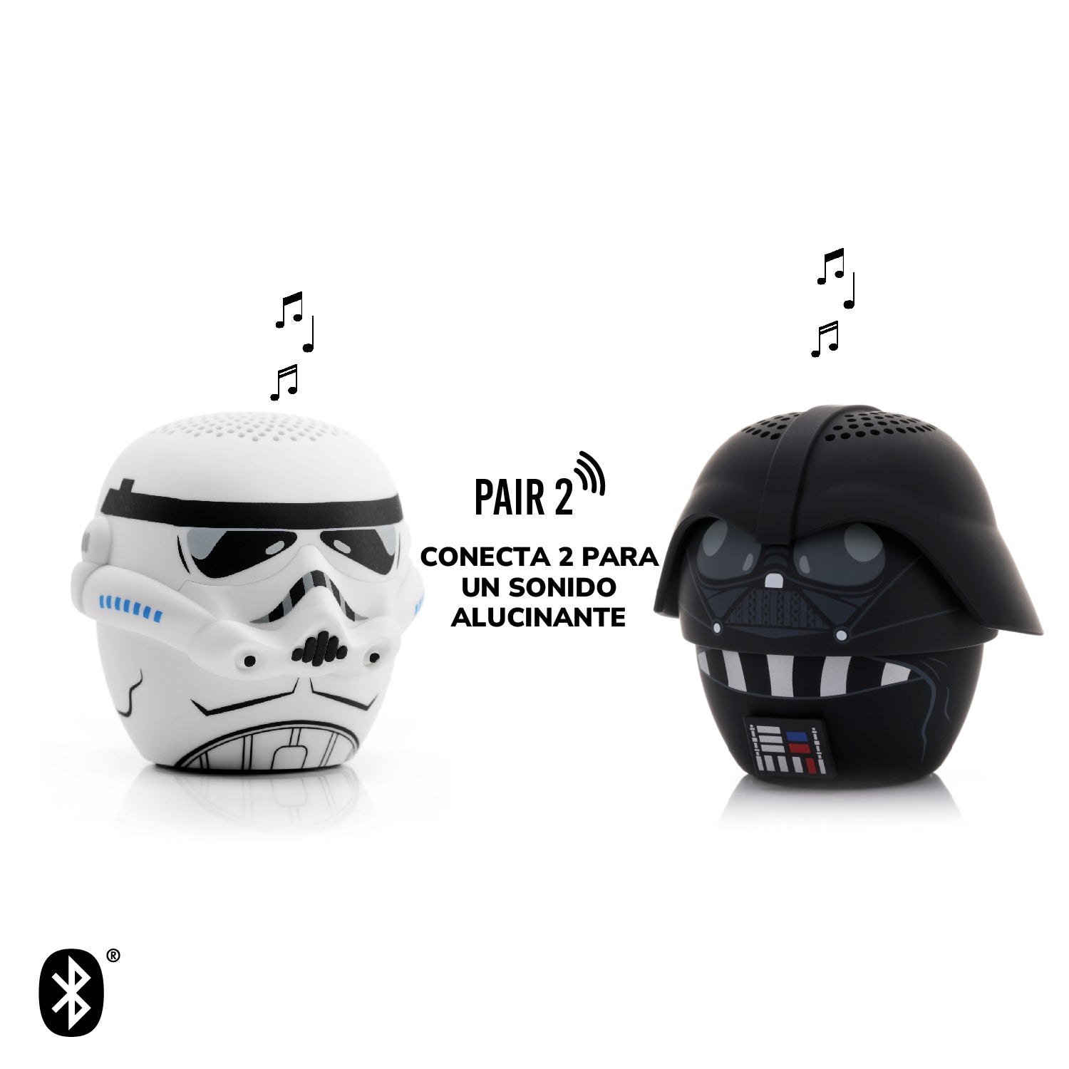 Parlante Bluetooth Portatil Storm Tropper Star Wars Bitty Boomers - Parlantes Bluetooth Chile | The Brands Club cl