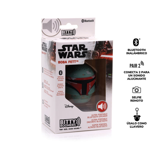 Parlante Bluetooth Portatil Boba Rotj Star Wars Bitty Boomers - Parlantes Bluetooth Chile | The Brands Club cl