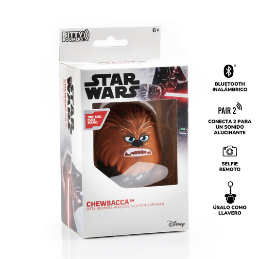 Parlante Bluetooth Portatil Chewbacca Star Wars Bitty Boomers - Parlantes Bluetooth Chile | The Brands Club cl