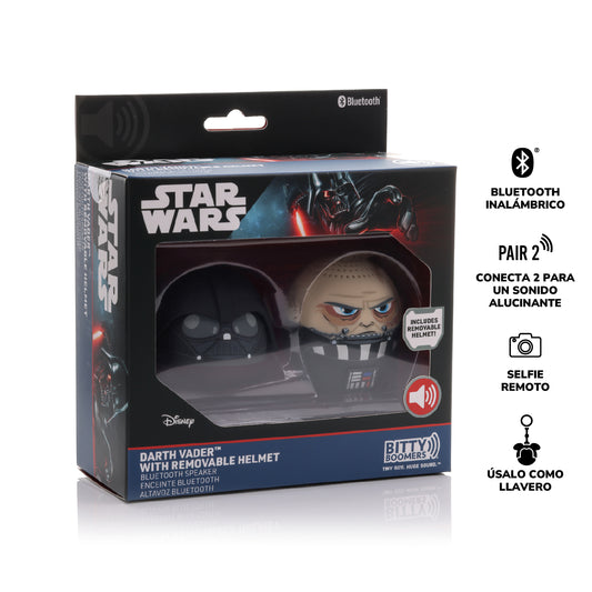 Parlante Bluetooth Portatil Darth Vader Casco Removible Star Bitty Boomers - Parlantes Bluetooth Chile | The Brands Club cl