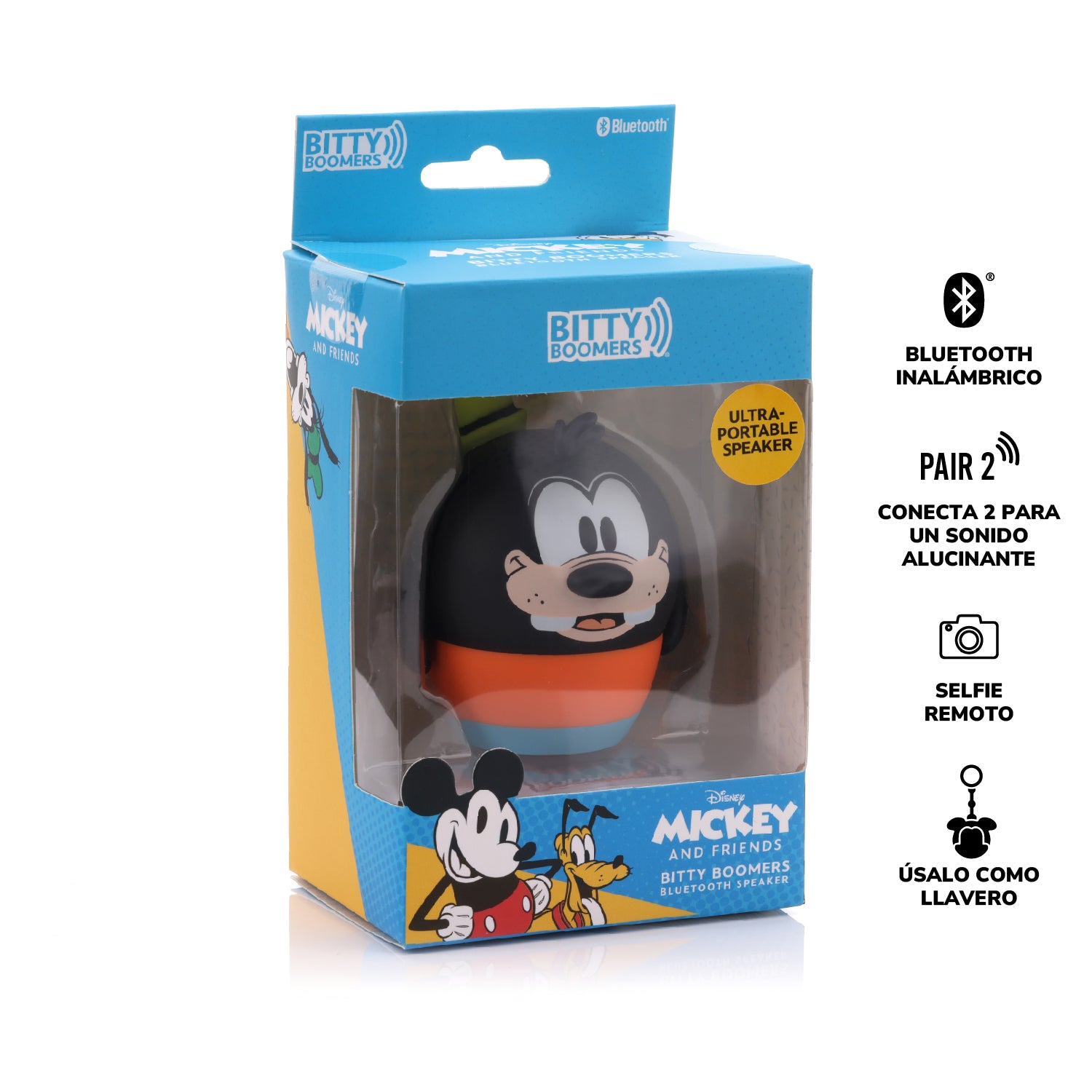 Parlante Bluetooth Portatil Goofy Disney Bitty Boomers - Parlantes Bluetooth Chile | The Brands Club cl