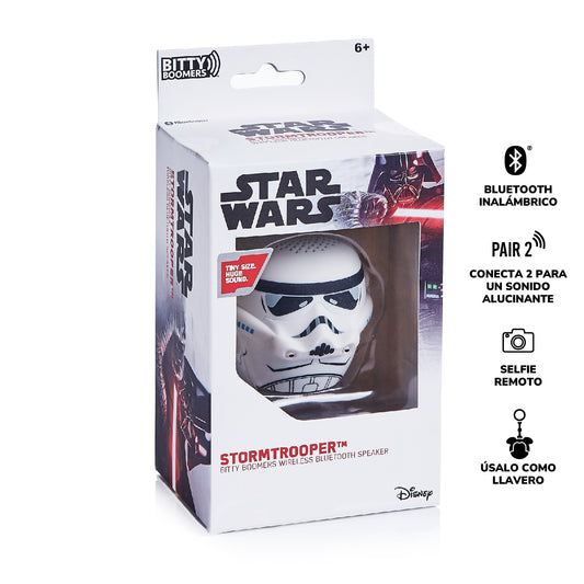 Parlante Bluetooth Portatil Storm Tropper Star Wars Bitty Boomers - Parlantes Bluetooth Chile | The Brands Club cl