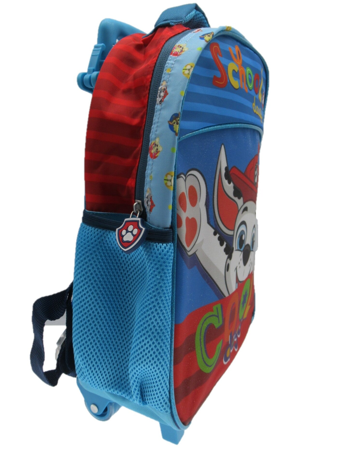 Mochila Escolar con Ruedas Niño Marshal Azul Paw Patrol - Mochilas Chile | The Brands Club cl