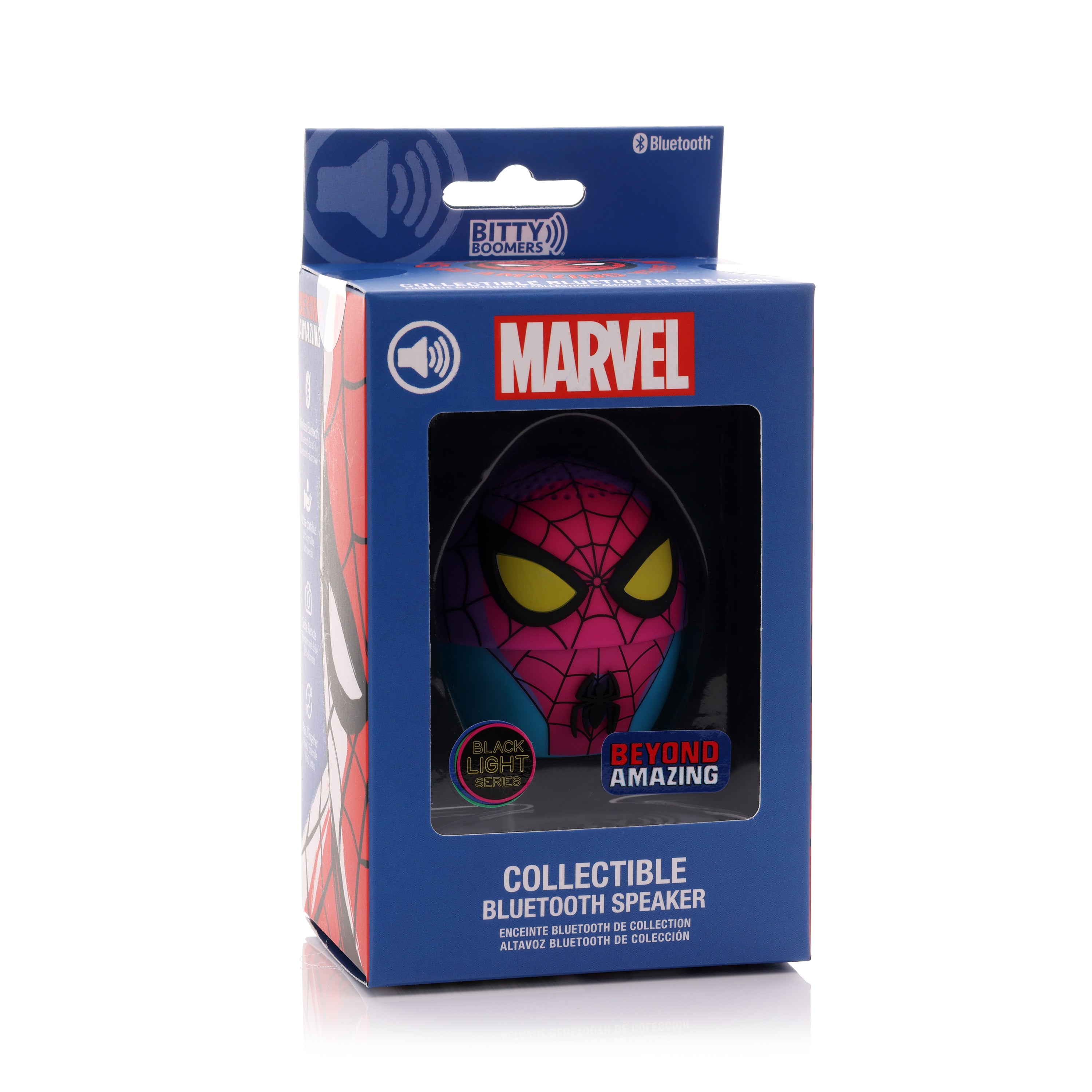 Parlante Bluetooth PortatilSpiderman Rosa Marvel Bitty Boomers