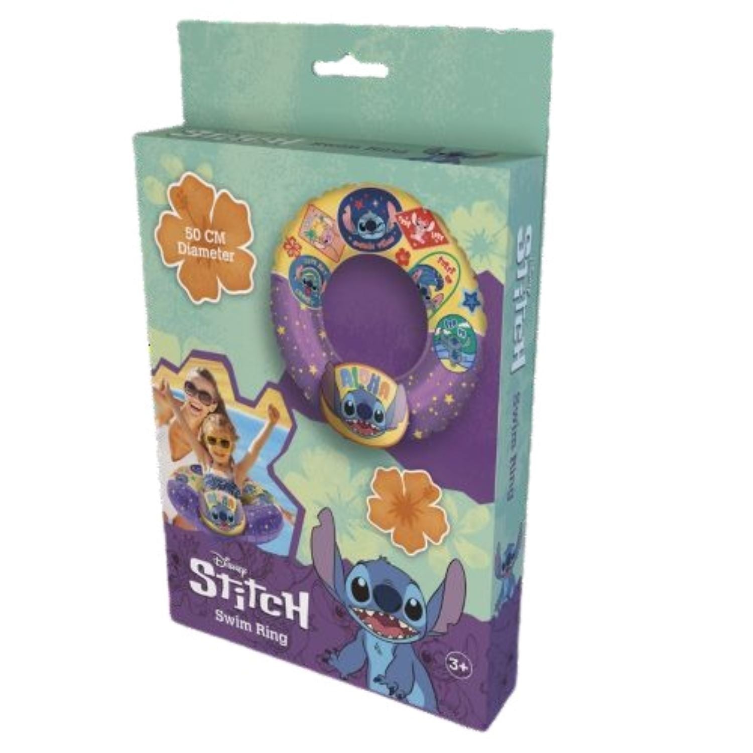 Flotador Anillo Niño Lilo & Stitch Amarillo Disney
